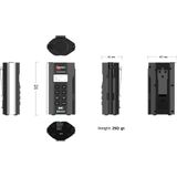 PerfectPro Soloworker - Bouwplaats Radio - Dab+ & FM - Bluetooth - Lithiumaccu - Oplaadbaar - Zwart