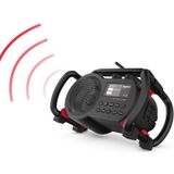 PerfectPro - NETBOX - Bouwplaatsradio - Zwart - IP64 - Inclusief Oplader