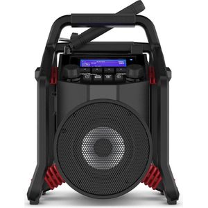 PerfectPro Bouwradio Powerplaye - DAB+ en Bluetoot - AUX en USB-ingan - Interne Acc - Schokbestendi