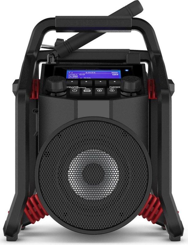 PerfectPro Bouwradio Powerplaye - DAB+ en Bluetoot - AUX en USB-ingan - Interne Acc - Schokbestendi