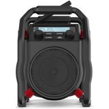 PerfectPro UBOX400R - Bouwplaats Radio - FM - DAB+ - Bluetooth - Oplaadbaar - AUX - UB400R2