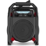 PerfectPro UBOX400R - Bouwplaats Radio - FM - DAB+ - Bluetooth - Oplaadbaar - AUX - UB400R2