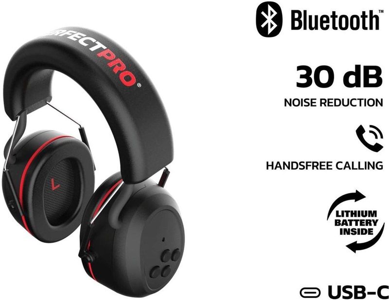 PerfectPro - H-30 - Gehoorbescherming - Zwart - Duurzaam Ontwerp