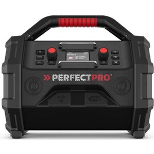 PerfectPro OCT-18V ROCKTAGON AMPSHARE FM / DAB+ bouwradio 230V/18V excl. accu