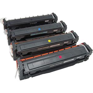 Inktdag huismerk tonercartridges compatibel met HP 201X  ( HP CF400X, HP CF401X, HP CF402X, HP CF403X) 4 Pack multipack voor HP M252dw, M277dw, M274n