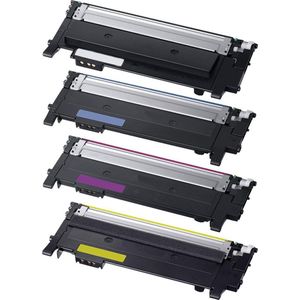 Inktdag huismerk toner cartridge alternatief voor Samsung CLT-P404C, clt-404s , Samsung p404, (Samsung CLT-K404S, CLT-C404S, CLT-M404S, CLT-Y404S), Multipack van CMYK 4 kleuren