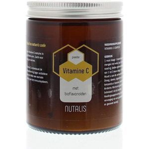 nutalis Vitamine c poeder met bioflavonoïden 90g
