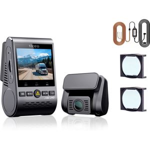 VIOFO A129 Duo Pro 4k Dashcam + GPS + Hardwire Kit + 2x CPL Filter - Voor en Achter Full HD Auto Dashcam