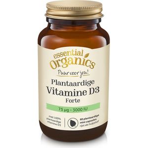 Essential Organics - Plantaardige Vitamine D3 Forte - 60 Capsules