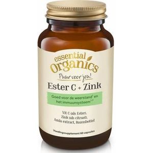 Essential Organics Ester C + Zink (60 capsules)