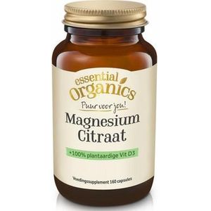 Essential Organics Magnesium Citraat (160 capsules)