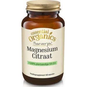 Essential Organics - Magnesium Citraat - 160 Capsules