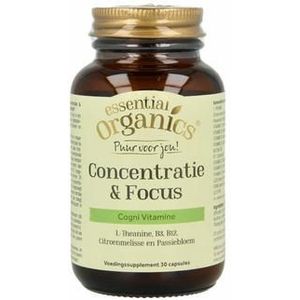 Essential Organics Concentratie & focus puur (30 capsules)