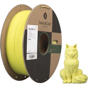 Kexcelled PLA Mat Geel/Matte Hot Yellow 1kg 3D Printer filament