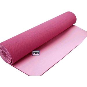 FEN Yoga Mat Roze – fitness mat – extra dik - geschikt voor yoga, crossfit, fitness en hometraining