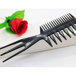 Brede 3 Way Kam|Styling Tool zwart|Kapper Kam|Haar Kam|Haar Accessoire|Zwart