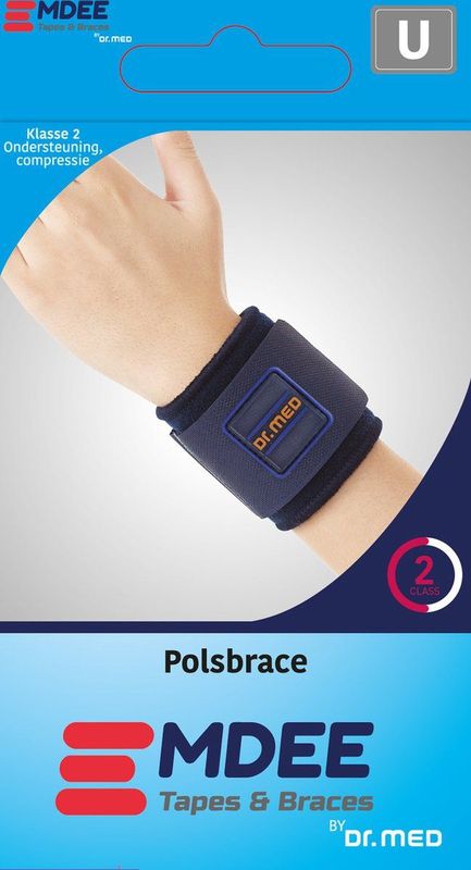 Emdee - Polsbrace - Universeel - Blauw