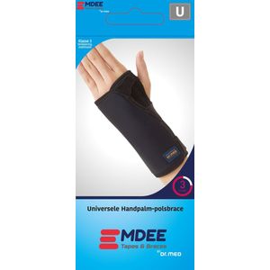 Emdee - Handpalm/Polsbrace - Universeel - Zwart
