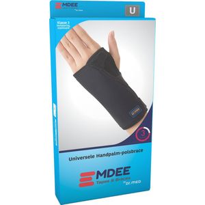 Emdee - Handpalm/Polsbrace - Universeel - Zwart