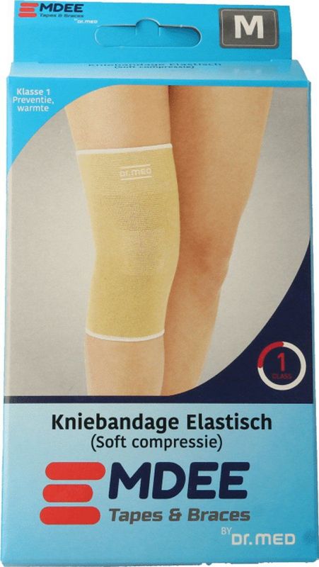 Emdee Kniebandage Elastisch Soft Compressie M
