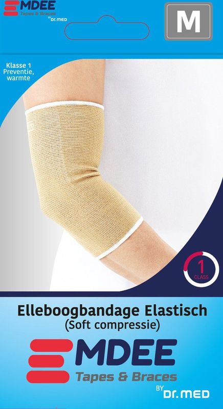 Emdee Elleboogbandage Elastisch Soft Compressie M