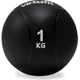 VirtuFit Medicijnbal - Medicine Ball - Rubber - 1kg - Zwart