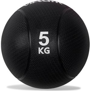 VirtuFit Medicijnbal - Medicine Ball - Rubber - 5kg - Zwart