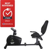 VirtuFit RB 1.0 Recumbent Bike - Ligfiets - Hometrainer - Fitness fiets - 8 Trainingsniveaus - 3 Programma's