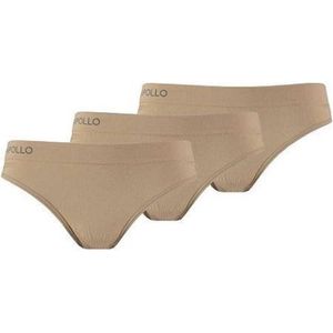 Slips - Nude - 3-pack Naadloze Slips voor Vrouwen
