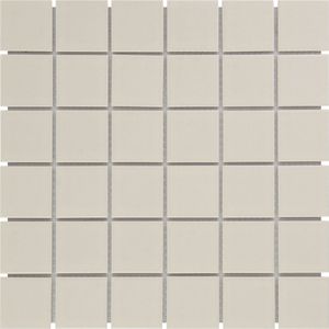 The Mosaic Factory Barcelona - Wandtegels - Mozaïektegel - 30.9x30.9x0.35cm - Crème - Glans - 0.9m²/10 Stuks