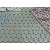 The Mosaic Factory Barcelona mozaïektegel 5.1x5.9x0.6cm wandtegel voor binnen en buiten hexagon porselein antiek groen