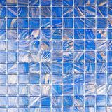 The Mosaic Factory Amsterdam - Tegel - Mozaïektegel - 32.2x32.2x0.4cm - Blauw, Goud - - 1.04m²/9 Stuks