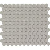 The Mosaic Factory London Hexagon - Tegel - Mozaïektegel - 26x30x0.5cm - Grijs - Mat - 0.78m²/10 Stuks