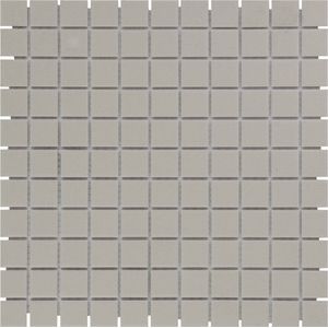 The Mosaic Factory London Vierkant - Tegel - Mozaïektegel - 30x30x0.25cm - Grijs - Mat - 0.90m²/10 Stuks