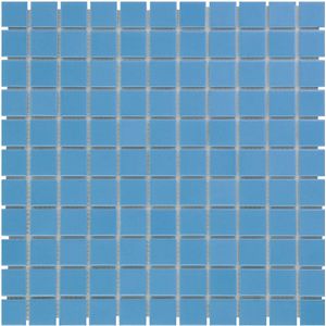 The Mosaic Factory Barcelona vierkante mozaïek tegels 30x30 blauw