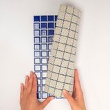 The Mosaic Factory Barcelona mozaiëktegel 2,3x2,3x0,6cm vierkant geglazuurd porselein wand bekleding voor binnen en buiten vorstbestendig glanzend donker blauw