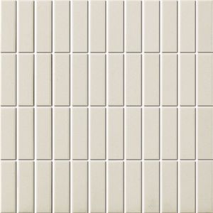 The Mosaic Factory London mozaïektegel - 30x30cm - wand en vloertegel - Rechthoek - Porselein White Mat LO7310
