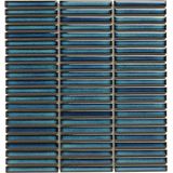 The Mosaic Factory Sevilla KitKat Mini - Wandtegels - 28,2x30,8x0.8cm - Blauw -