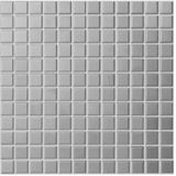 The Mosaic Factory Barcelona - Wandtegels - Mozaïektegel - 30x30x0,5cm - Grijs - Mat - 0.9m²/10 Stuks