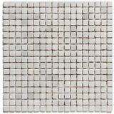 The Mosaic Factory Natural Stone - Tegel - Mozaïektegel - 30,2x30,2xcm - Wit - - 1m²/11 Stuks