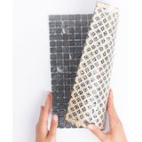 The Mosaic Factory Natural Stone - Tegel - Mozaïektegel - 30,2x30,2xcm - Zwart, Grijs - - 1m²/11 Stuks