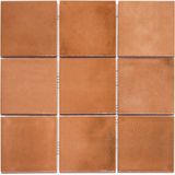 The Mosaic Factory Kasba - Wandtegels - Mozaïektegel - 29.7x29.7x0.6cm - Terra Glans - 1Glans - 1m²/11 Stuks