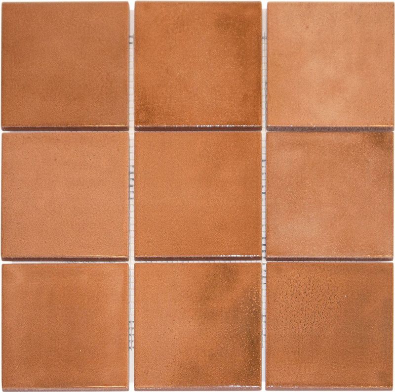 The Mosaic Factory Kasba - Wandtegels - Mozaïektegel - 29.7x29.7x0.6cm - Terra Glans - 1Glans - 1m²/11 Stuks