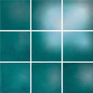 The Mosaic Factory Kasba - Wandtegels - Mozaïektegel - 29,7x29,7x0,6cm - Oceaan Blauw Glans - 1Glans - 1m²/11 Stuks