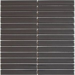 Mozaiek Tegel Sevilla 29,6x30 cm Finger Glossy Carbon Gray (Prijs per 0.89 M2)