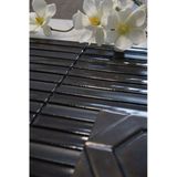The Mosaic Factory Sevilla KitKat - Wandtegels - 29,6x29,9x0,8cm - Carbon Shades of Chalk - 0,89m²/10 vellen