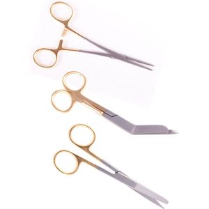 Verpleegkunde Scharen Set - Goud | Zorg - Zuster - Cadeau - Verpleegster - Accessoires