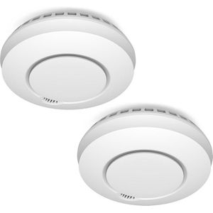 2-Pack ELRO Connects Draadloos Koppelbare Rookmelder FZ5002R - met Hittesensor - voldoet aan Europes