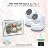 ELRO BC3000-2 Babyfoon - Royale - 12,7 cm Touchscreen Monitor - HD- & App