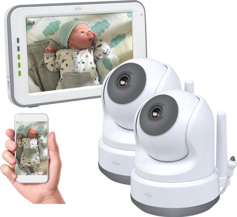 ELRO BC3000-2 Babyfoon - Royale - 12,7 cm Touchscreen Monitor - HD- & App
